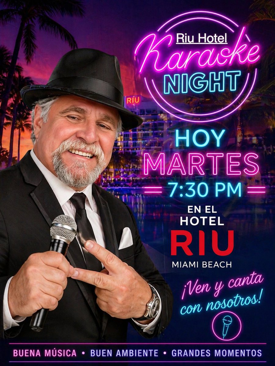 Mi compañía OMEGA MUSIC, se presenta en Miami Beach