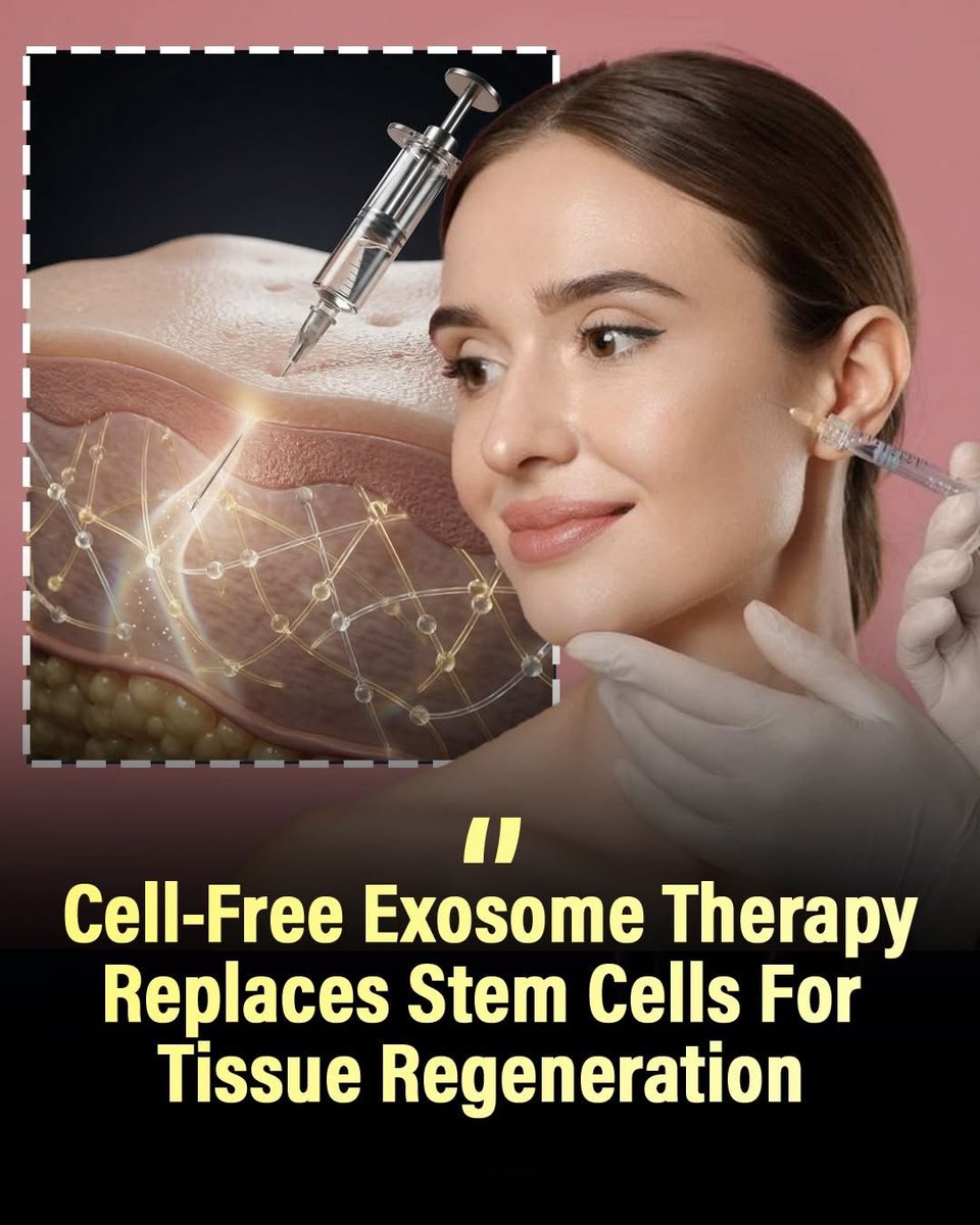 🚨 Cell-Free Exosome Therapy: A New Path in Healing?

Scientists are studying exosome therapy, a treatment that uses tiny natural particles called exosomes instead of stem cells. These exosomes act like “messengers” between cells, carrying signals that may help the body repair