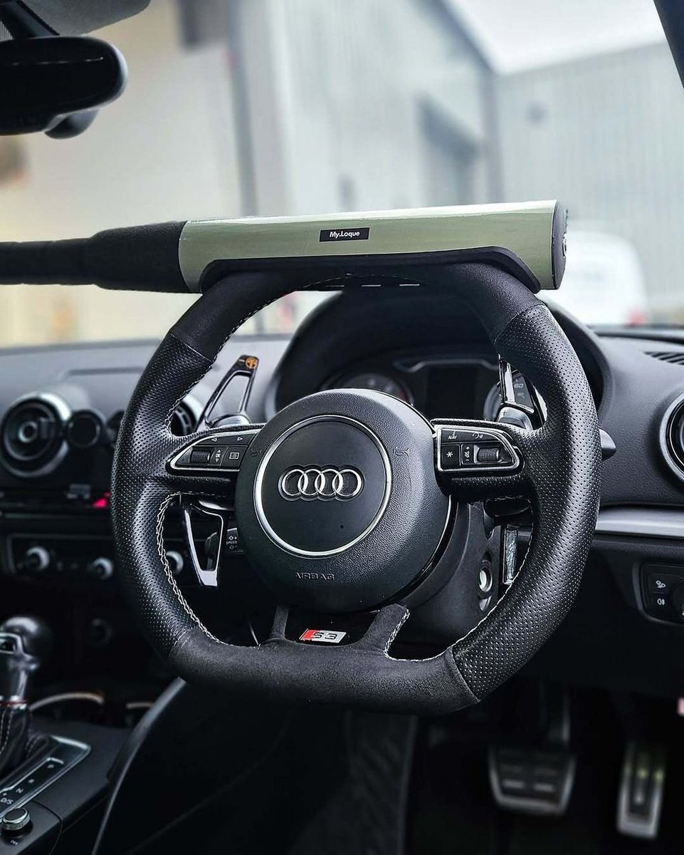 My_Loque's tweet image. Security designed for enthusiasts. Get our premium Baseball Bat Steering Lock in our new Special Colour range to suit your unique build.

Customized by: @s3_grant
Available at: MyLoque.com

#MyLoque #AudiS3 #SpecialEdition #CarProtection #SteeringLock #FitsAllCars