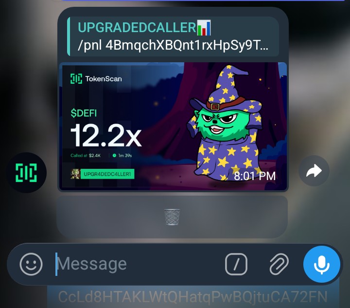 UPGRADEDCALLER1's tweet image. 12.2x on my call 🤙 
$DEFI
ca&amp;gt;

/pnl 4BmqchXBQnt1rxHpSy9TWg3FKqubhtqcNj7o6DsDpump

#solana #sramhr #degens #memecoins