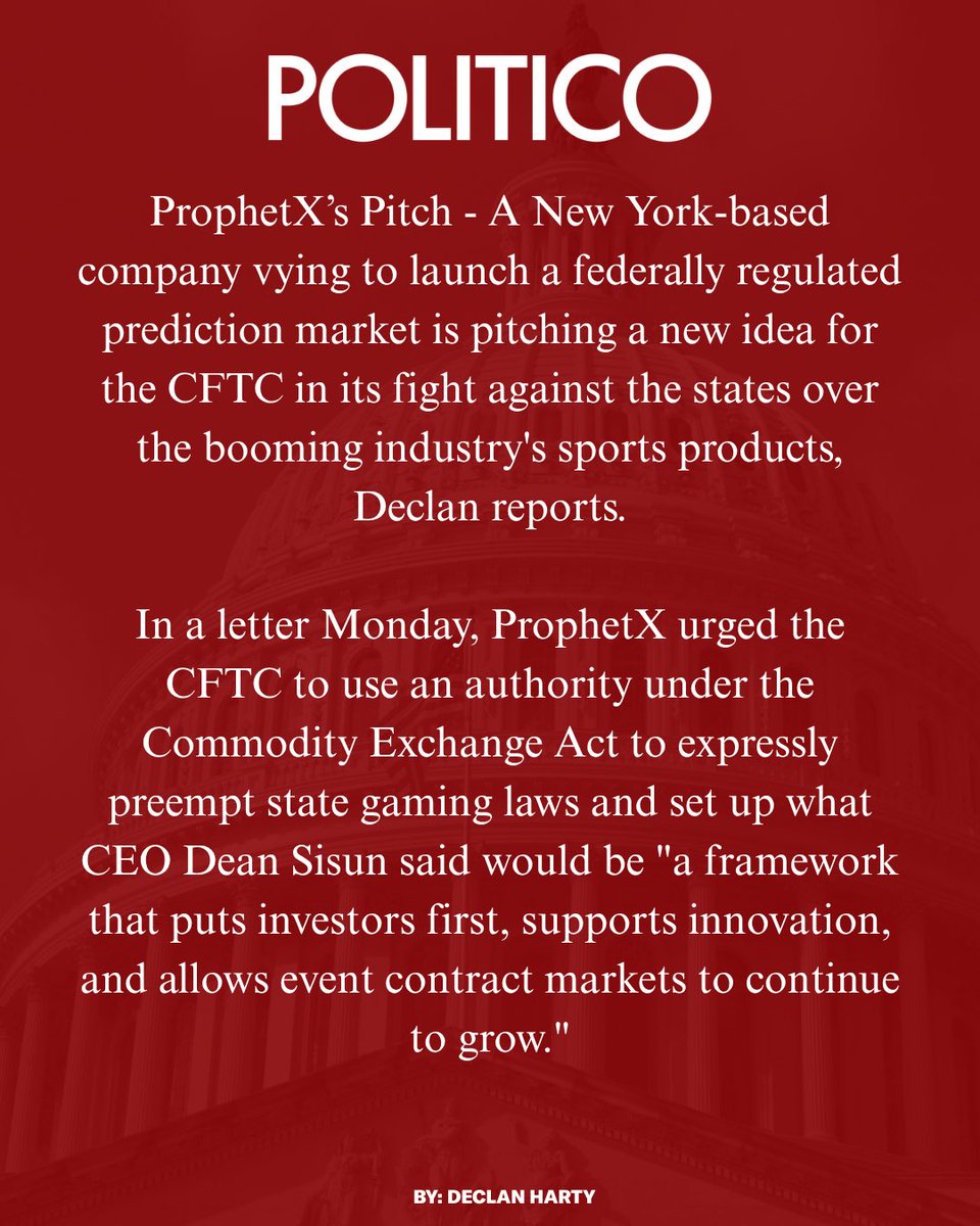 ProphetX News tweet media