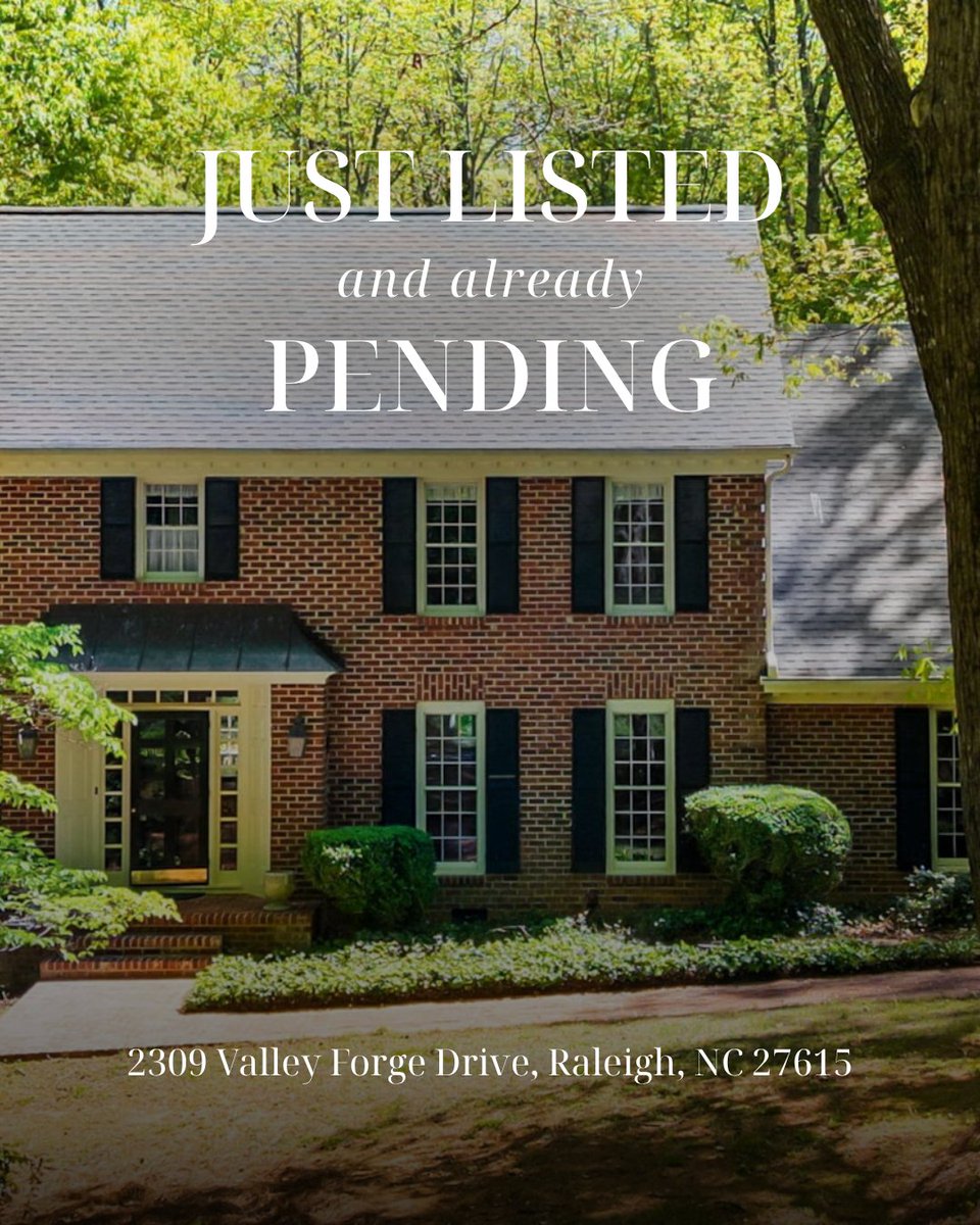 Two homes. One weekend. Both under contract. 🥂

Congratulations to both sets of sellers!

Ready to buy or sell? We'd love to help. 
 
Marti Hampton Real Estate, Brokered by eXp Realty 
(919) 601-7710 | MartiHampton.com

#RaleighRealEstate #NorthRaleigh #RaleighHomes