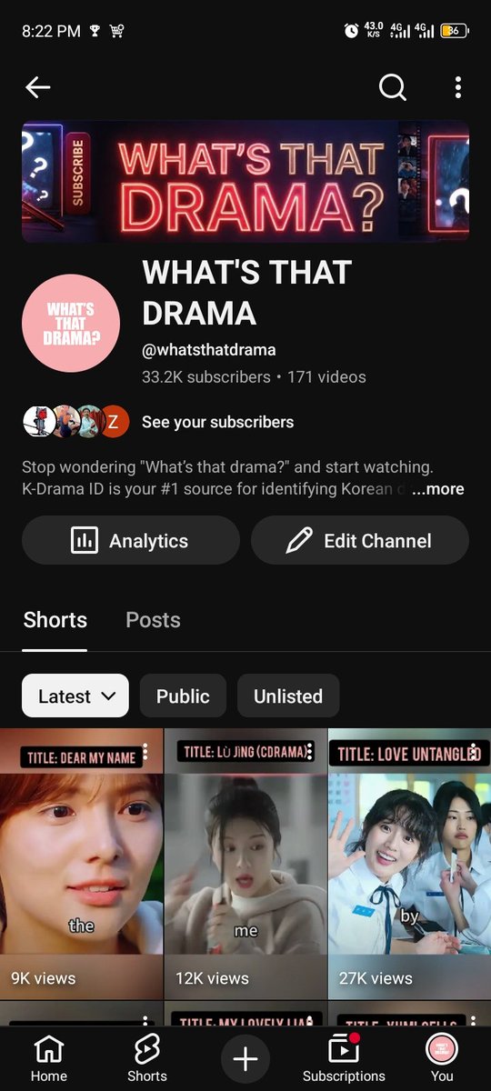 Pinworthyfinds's tweet photo. Non-monetized Drama YouTube channel for sale!
✅ @whatsthatdrama
✅ 32k subs
✅ [16millon + views] + steady growth
✅ Clean history, no strikes, ready for immediate takeover
✅ Full analytics &amp; proof in DM
Serious buyers only →
#YouTubeChannelForSale #BuyYTChannel #YTAssets https://t.co/zbPQD7KmeQ