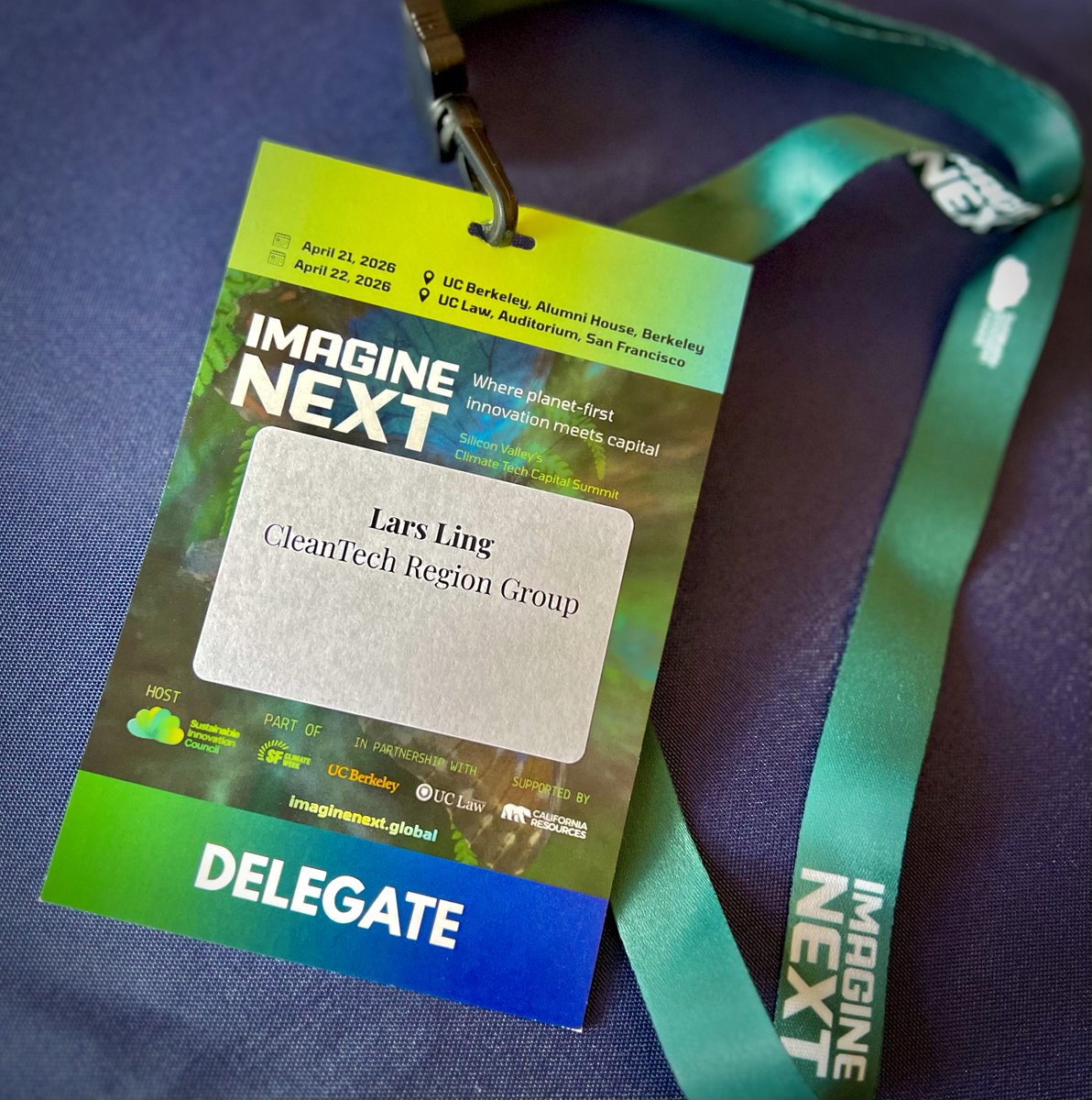EcoTechFin's tweet photo. Today at Imagine Next: Innovation Day. 

Day 2 of @SFClimateWeek at @UCBerkeley  @nordicimpact  - Silicon Valley 2026 @cleantechregion #smartwater #Calejo #AI 

https://t.co/IIPconJIjV

#sfclimateweek #ucberkeley #EnergyTransition #ClimateInnovation https://t.co/fDkumsu9mI