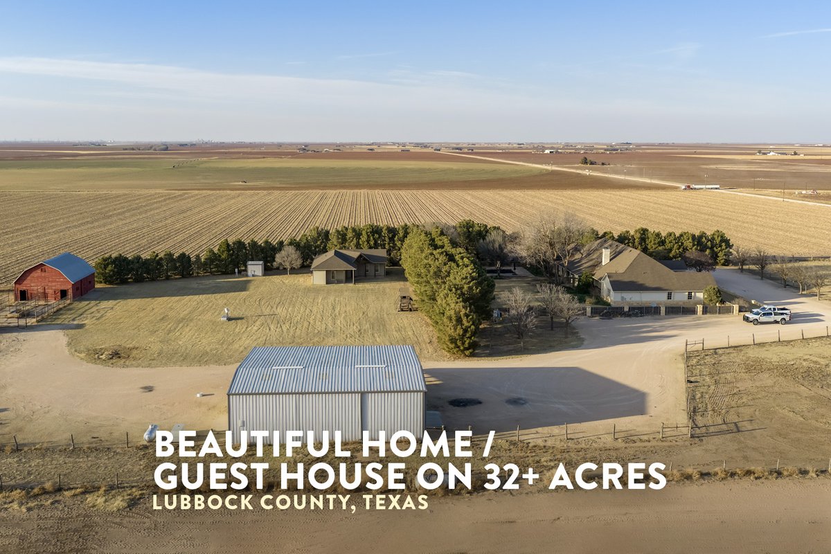 CSMlandbroker's tweet image. 🔹🔸🔹UNDER CONTRACT!🔹🔸🔹
Beautiful Home on 32+ Aces
32.8± acres
Lubbock Co, TX
csmandson.info/Home32

Charlie Middleton
806.786.0313

Brendan Garrison
806.790.5900

#csmandson #forsale #land #ranch #ranchforsale #realestateinvesting #texas #texasranch #lubbock #followers
