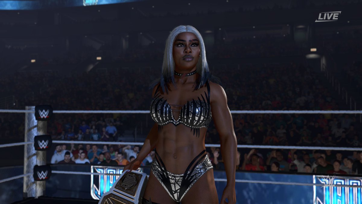 DameDonn's tweet photo. Model look amazing in game! #WWE2K26 https://t.co/4A5JT9SYNg