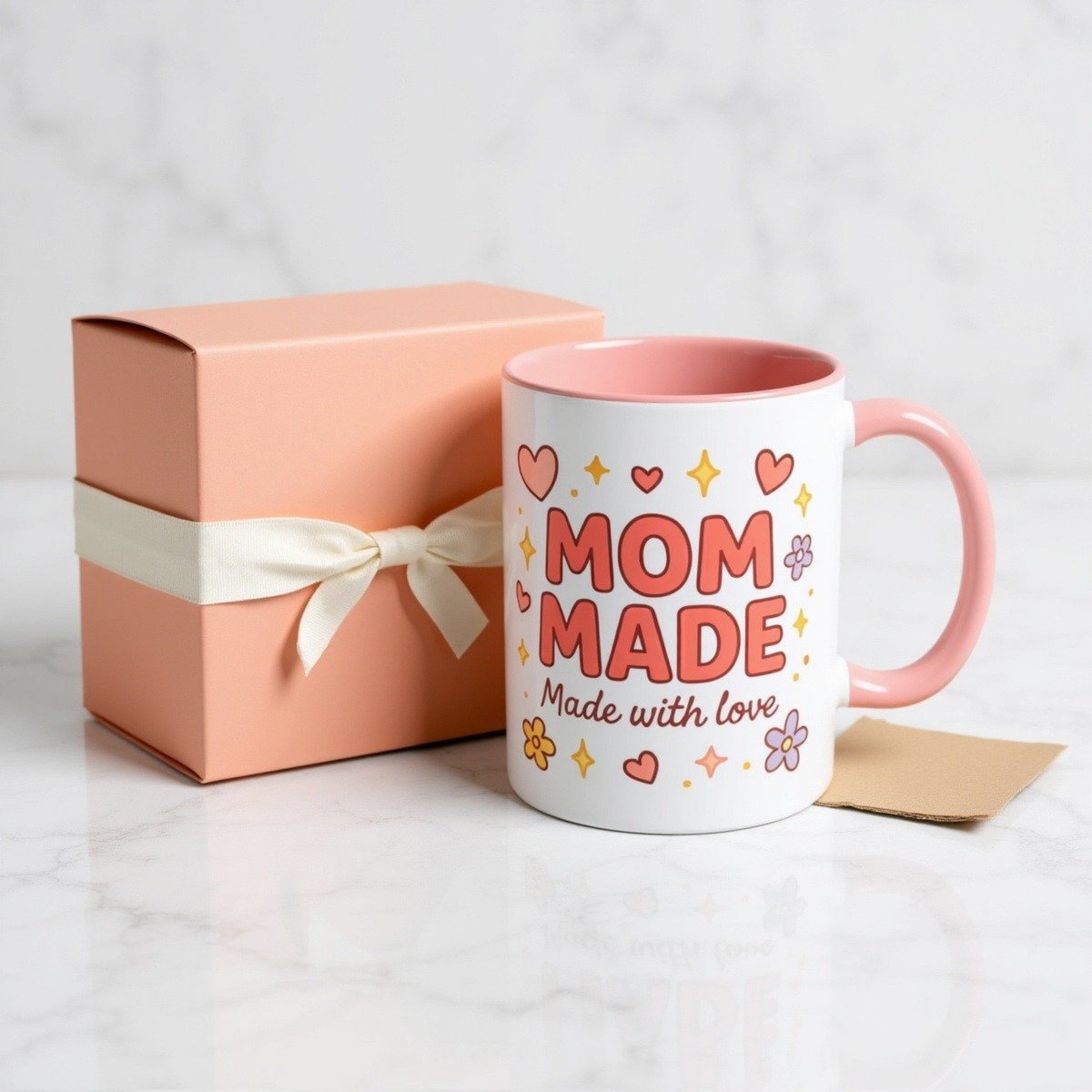 LuminesseGift's tweet image. It’s not just a mug. It’s a reminder that everything in this house—the warm meals, the cozy blankets, and the endless patience—is 'Mom Made.' 💖🧵 Every bit of it is crafted with a love that only a mother knows. A thread for the silent architects of our lives. 👇☕️ #MadeWithLove