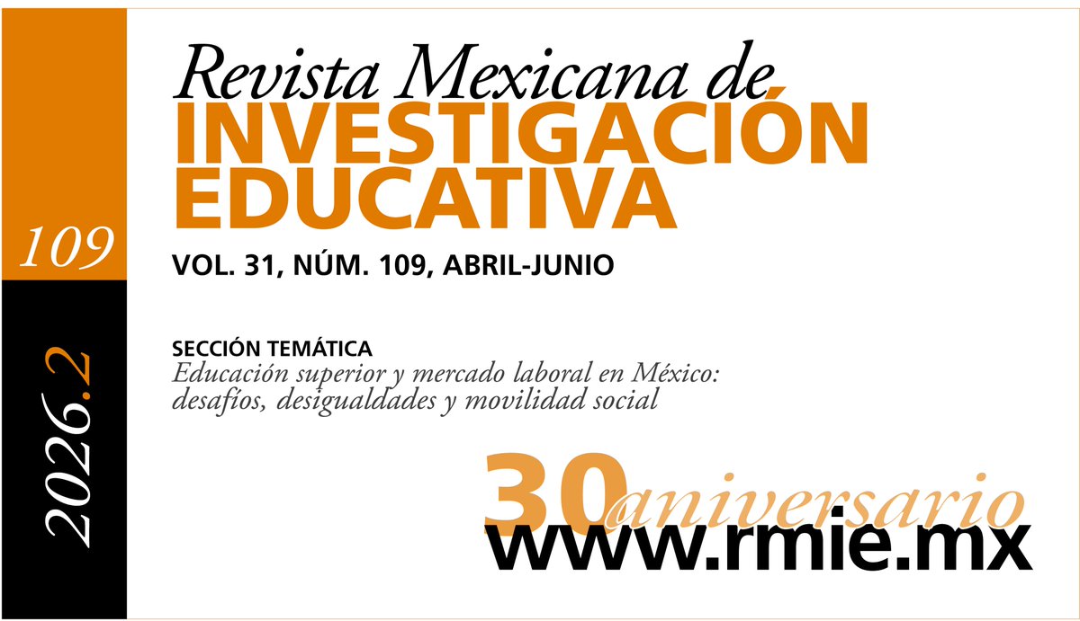 comiemx's tweet photo. #RMIE | Recuerda que ya puedes consultar el número 109 de nuestra Revista Mexicana de Investigación Educativa (@rmie)
Consulta aquí: https://t.co/6Se2k91Jj1 https://t.co/VbNdaQeuTB