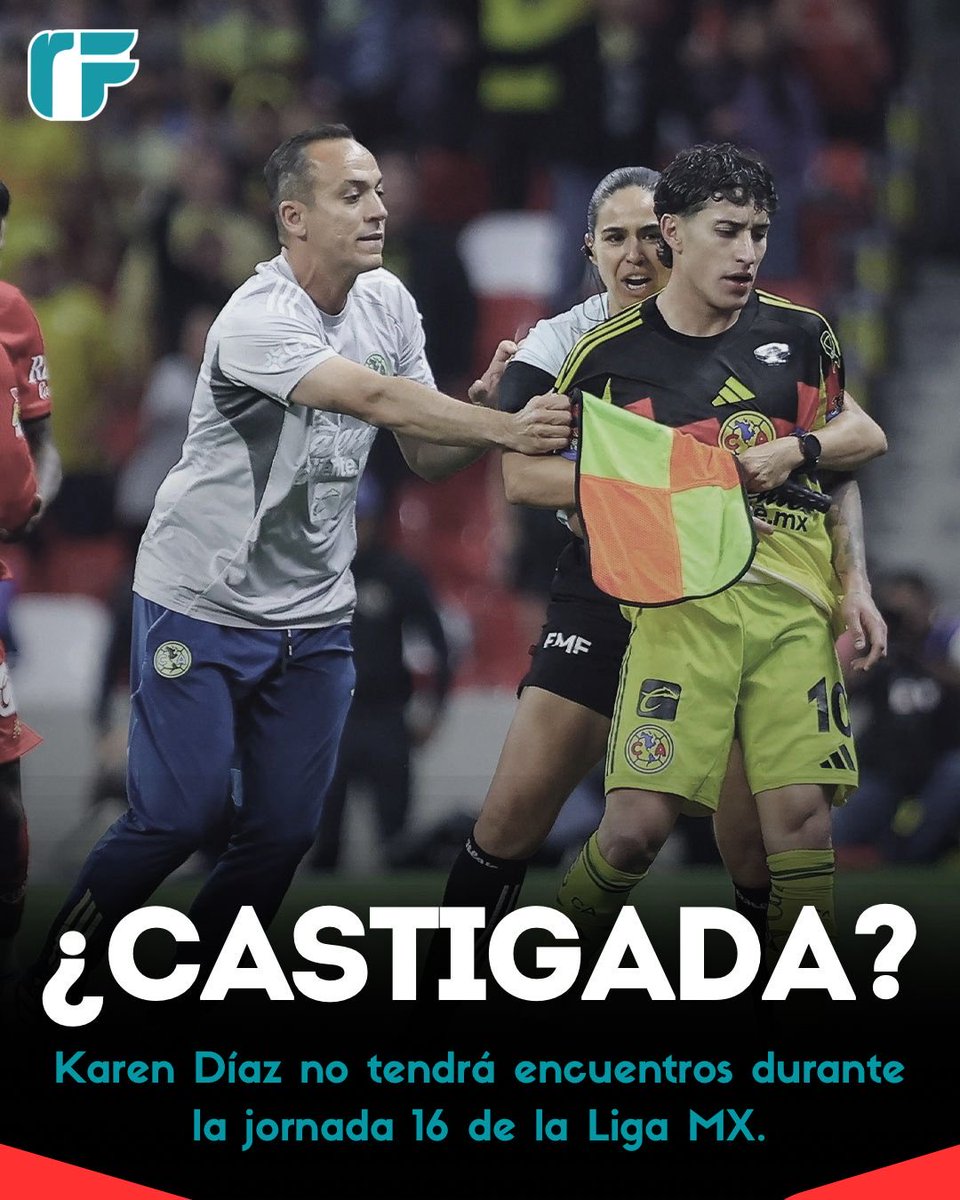 ¡SALIÓ CASTIGADA! 😱

Tras los empujones y la bronca entre Helinho y Zendejas, Karen Janett Díaz brilla por su ausencia en las designaciones arbitrales de esta semana.

#KarenDiaz #LigaMX #ClubAmerica #Toluca #Arbitros