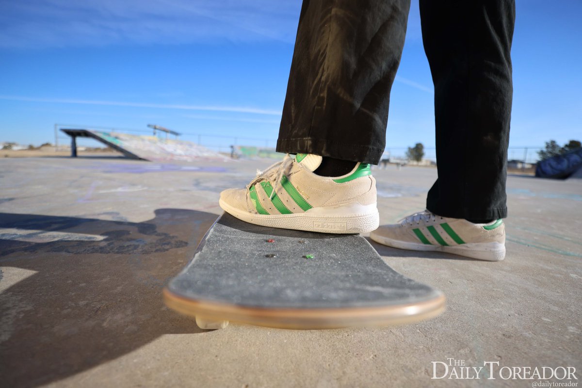 DailyToreador's tweet photo. Lubbock native Eric Brown, a landscape technician with the grounds division at Texas Tech uses, skateboarding to find purpose in life. https://t.co/nDkn796mco