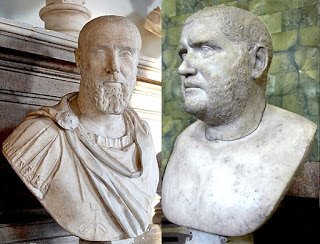 romanhistory1's tweet image. Today AD238 Pupienus &amp;amp; Balbinus became co-Emperors for three months in the Year of the Six Emperors. Pupienus was a distinguished soldier, who at the advanced age of 74 was chosen by the Senate. Balbinus was a Salian priest, twice a consul, and proconsul in Asia.