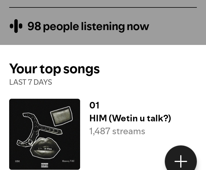 “ 98 people listening now ”