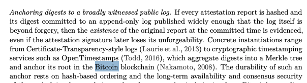 AbdelStark's tweet photo. @AdamBorco @opentimestamps Maybe you should read the paper, because yeah, exactly one mitigation I mentioned ;) https://t.co/iSvVRpGseN