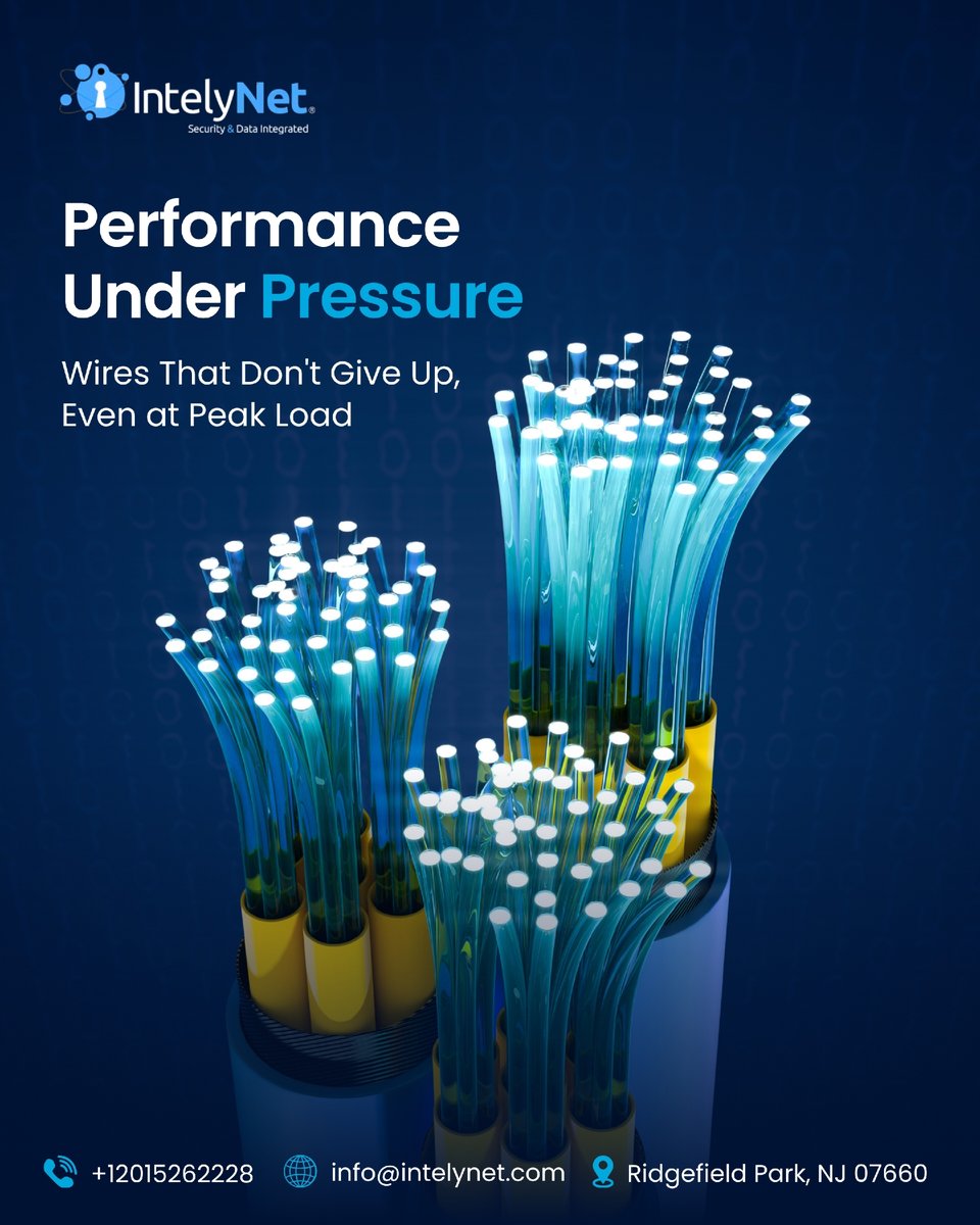 Intelynet's tweet image. Performance that holds under pressure.
Built for peak demand no slowdowns, no failures, just reliable, uninterrupted connectivity when it matters most.
Upgrade with IntelyNet.

#NetworkPerformance #ReliableSystems