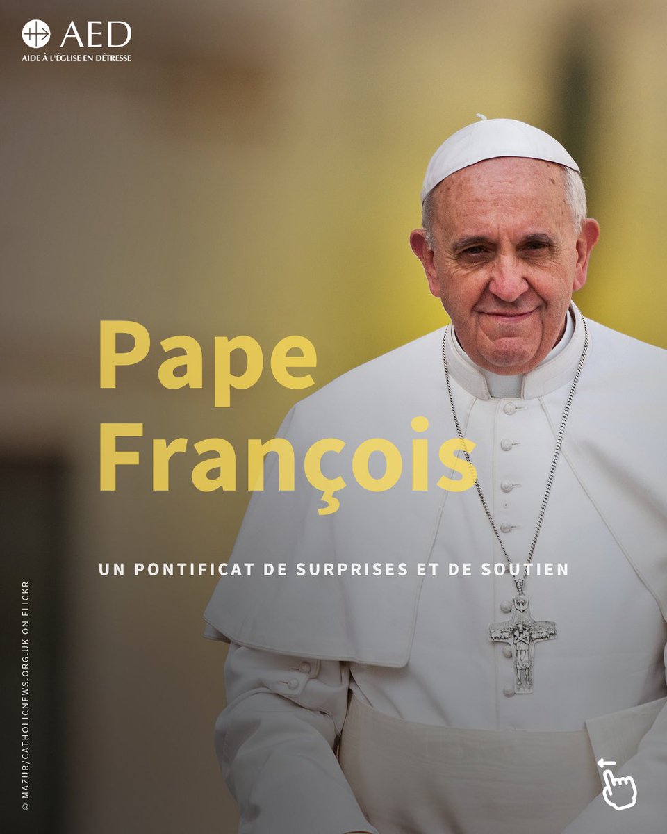 AEDenFrance's tweet image. L'AED rend hommage au pape François décédé il y a tout juste un an.

Prions pour l'âme du pape François, prions pour son successeur le pape Leon XIV, actuellement en Afrique.

Prions pour notre Eglise et restons ferme dans notre foi.🙏

#papefrançois #anniversaire #prières
