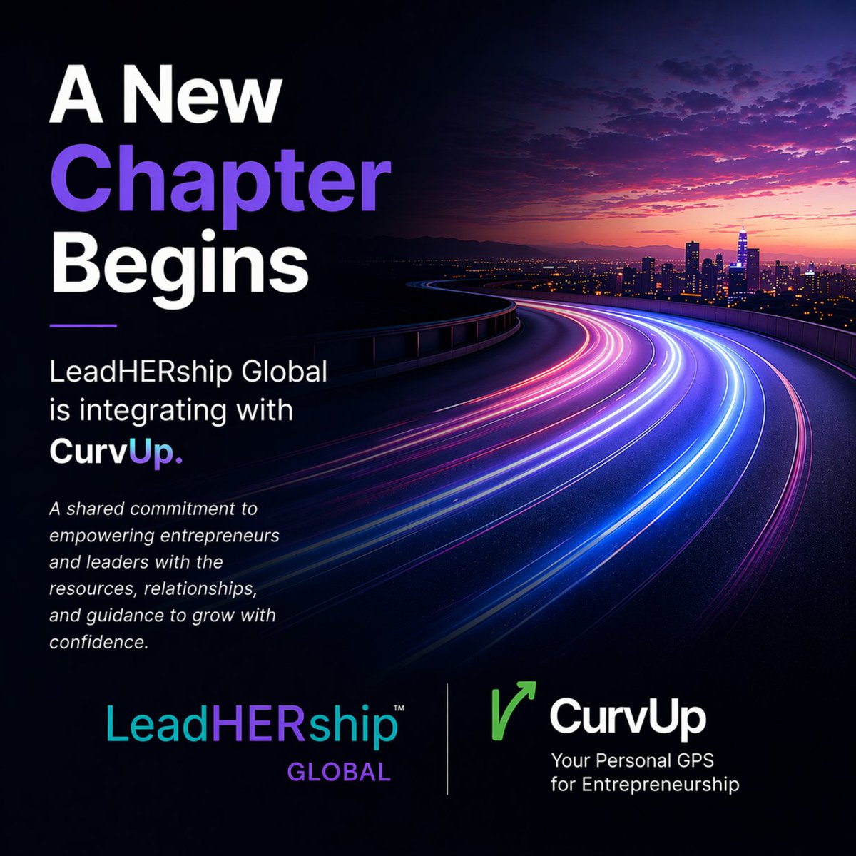 leadhershipglob's tweet photo. We're excited to share an important new chapter.

Entrepreneurs need the right tools, trusted expertise, and a smarter path forward.

So, we are proud to share that LeadHERship Global is integrating with CurvUp.

This is not stepping away from the mission. It is expanding it. https://t.co/wPl7YlNIcw