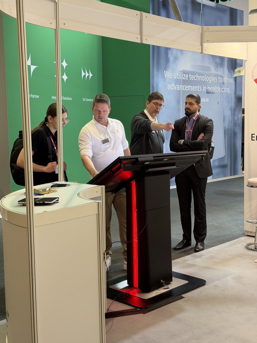 nxtgenmsg's tweet photo. Day 1 DMEA - Connecting Digital Healthcare 2026 and the energy is electric! From the moment the doors opened, our team has been deep in dialogue with healthcare leaders, innovators, and digital health pioneers. 
#DMEA2026 #NetSfere #Healthcare #SecureCommunication #GDPR #HIPAA https://t.co/RsdihRHLEc