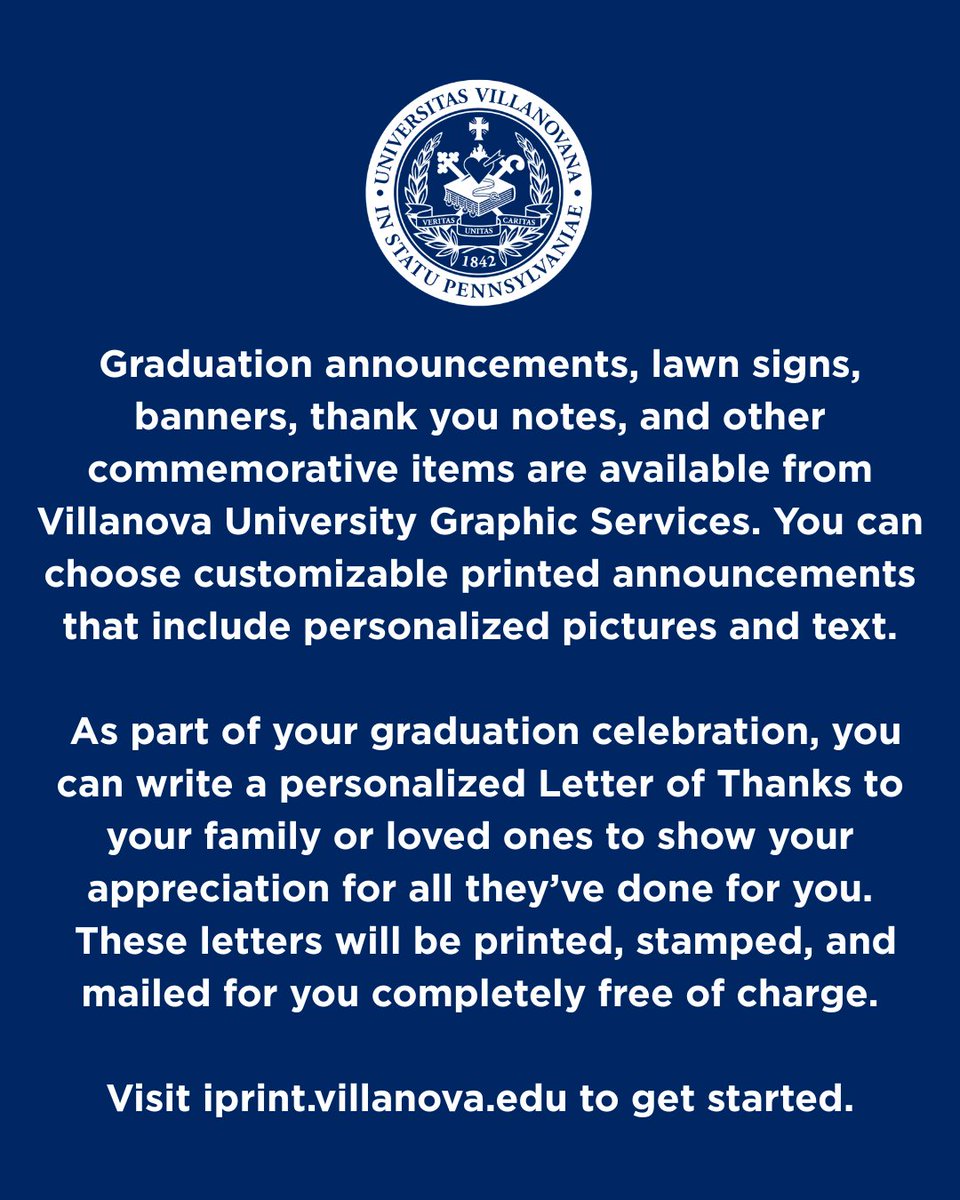 Villanova University Commencement tweet media