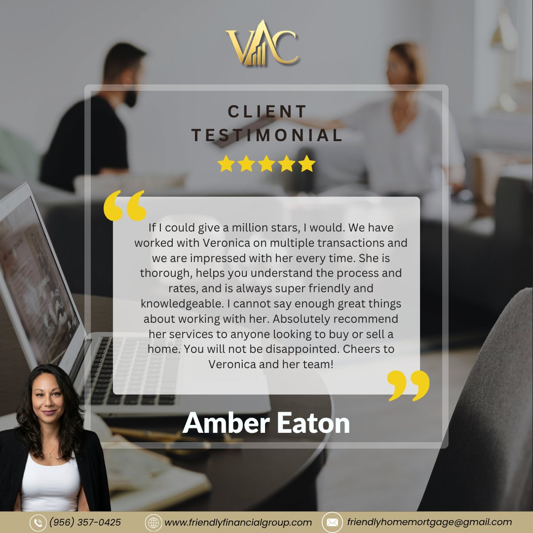 VeronicaAnnCo's tweet photo. There’s nothing more rewarding than helping families turn their homeownership dreams into reality.

✔️ Clear guidance
✔️ Fast communication
✔️ Honest advice
✔️ A stress-free loan experience

Ready to be the next success story?
Message us today and let’s get you pre-approved! 🏠 https://t.co/hvLd9Fpq83