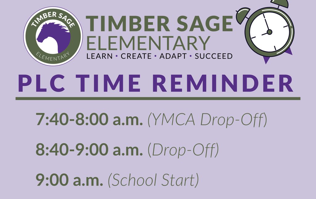 Timber Sage Elementary tweet media