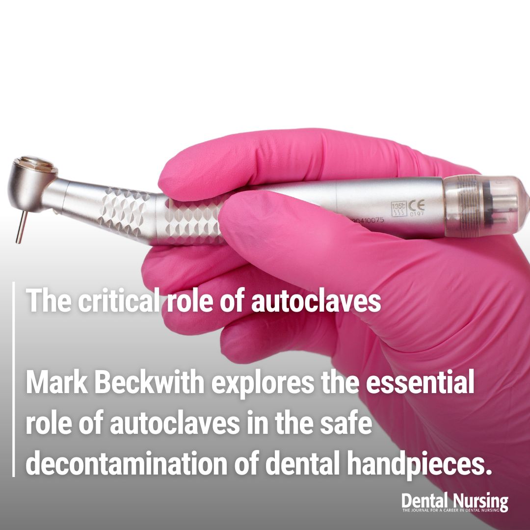 DentalNJournal's tweet image. The critical role of autoclaves🧼

Mark Beckwith explores the essential role of autoclaves in the safe #decontamination of #dental handpieces.

Use your subscription to read the article here:
➡️  ow.ly/Xiqb50YEXVA

#compliance #autoclave #sterilisation #disinfection #CPD