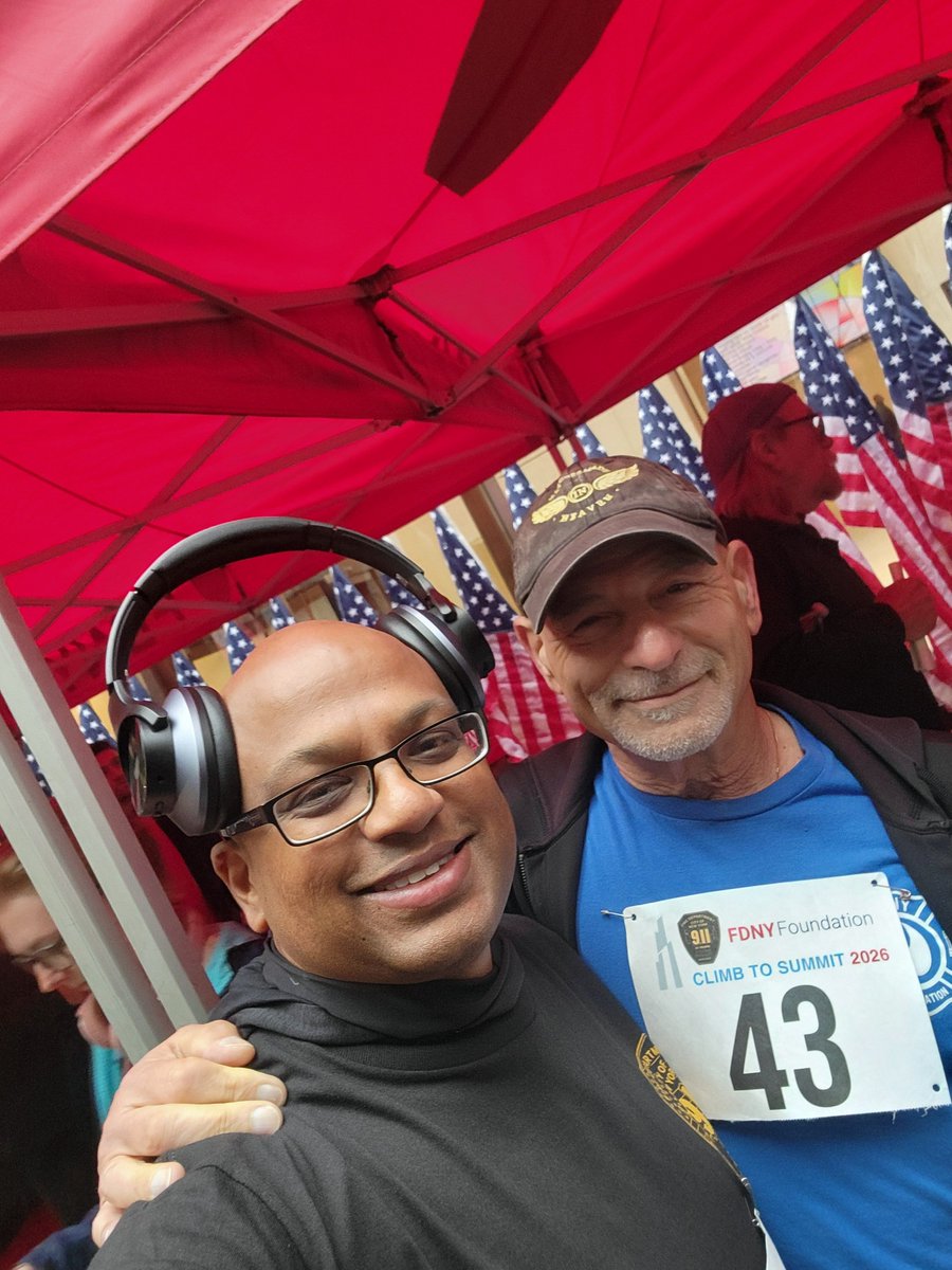 AutoKoeppel's tweet photo. Big recognition to our Dealer Principal Mark Lacher and IT Director Shaun Ramnath for leading the way. Taking on the 4th Annual Climb to Summit with the FDNY Foundation. This is what Koeppel Kares is all about! 🦾🧑‍🚒

#KoeppelKares #FDNYFoundation #ClimbToSummit #TeamKoeppel https://t.co/2z0wu0tL8Z