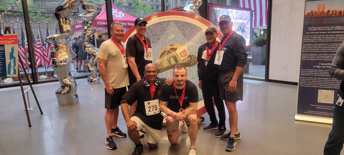 AutoKoeppel's tweet photo. Big recognition to our Dealer Principal Mark Lacher and IT Director Shaun Ramnath for leading the way. Taking on the 4th Annual Climb to Summit with the FDNY Foundation. This is what Koeppel Kares is all about! 🦾🧑‍🚒

#KoeppelKares #FDNYFoundation #ClimbToSummit #TeamKoeppel https://t.co/2z0wu0tL8Z