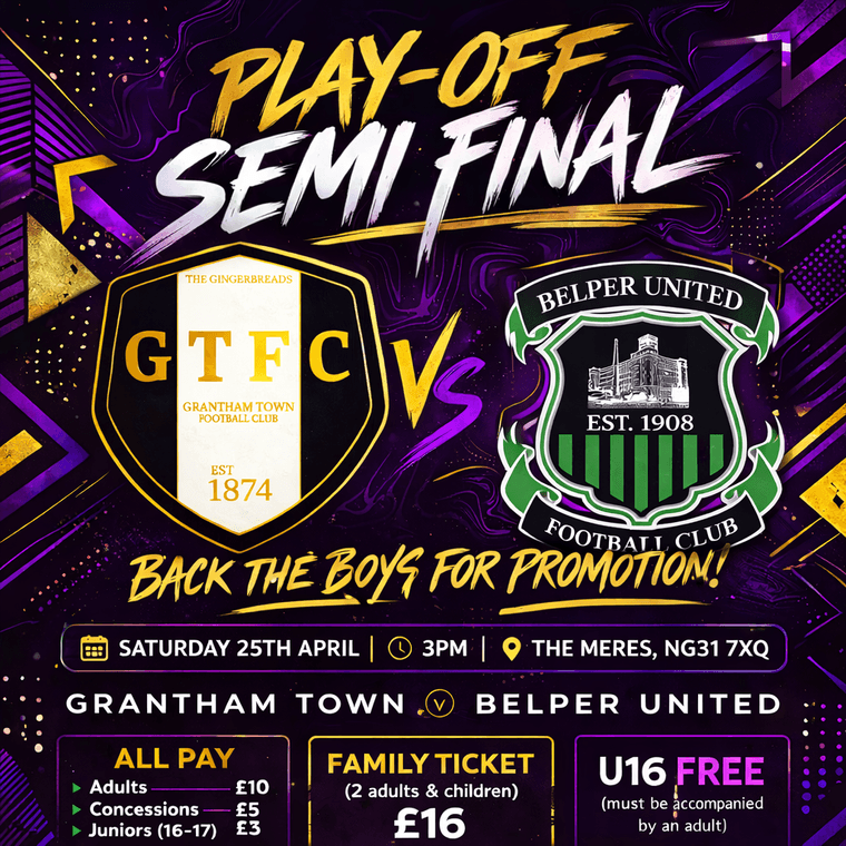 Saturday Showdown: Semi-Final Awaits at The Meres #Pitchero
granthamtownfc.com/news/saturday-…