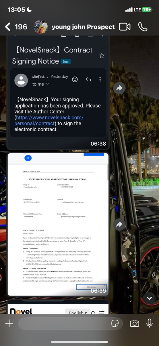 nwajiuba_dike's tweet image. Congratulations 🍾 to one of my students! 

Exclusive contract on Novelsnack ✨

This was someone that started his Ghost writing mentorship approximately two weeks ago !! 

Feels so good to impact positively into people’s lives with 
#ghostwriting