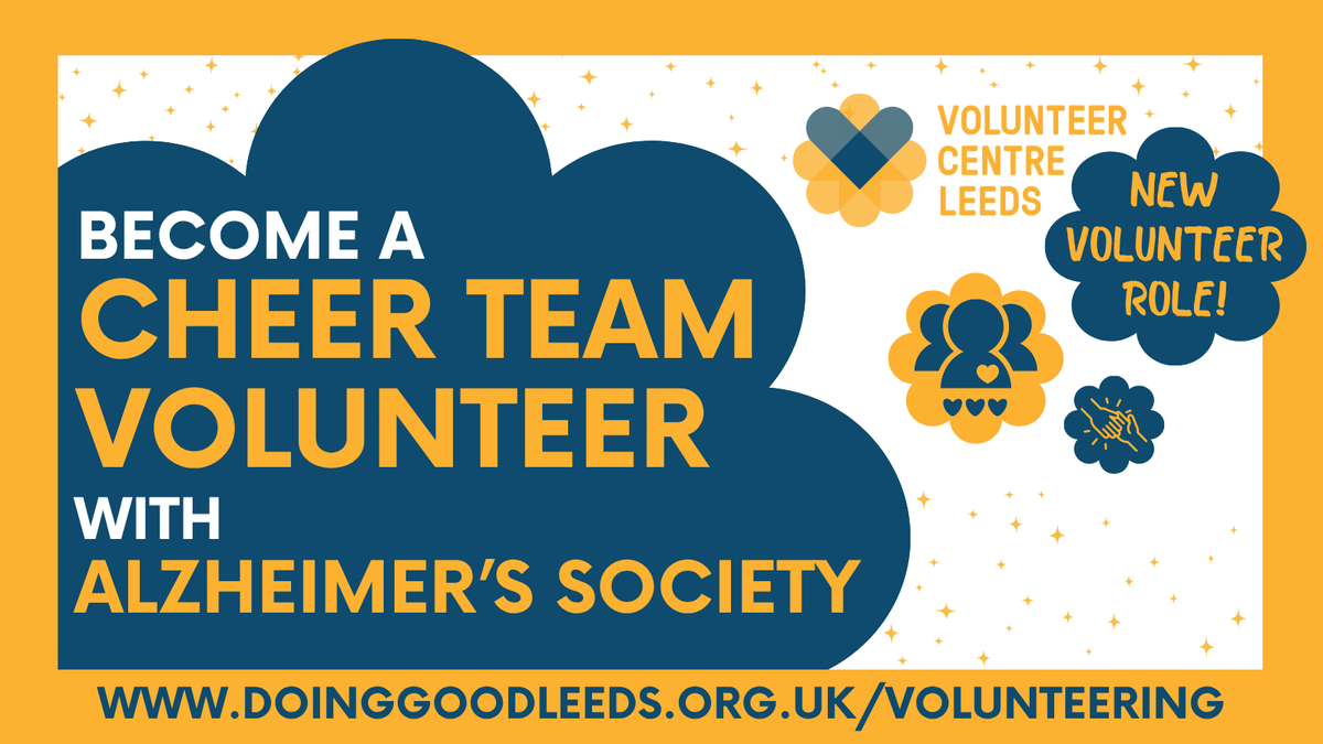 VolunteerLeeds's tweet image. ⭐ New role! ⭐

Support people with dementia by raising funds at the Leeds Half &amp;amp; Rob Burrow Marathon as a Cheer Team Volunteer for @alzheimerssoc! 🧠🏃🎉

📅 10th May 2026
⏰️ 10am-2pm (4 hours)
📍 Otley Rd, Leeds
🔗 ow.ly/oXtl50YNpxu

#Volunteering #VCLNewRoles #Leeds
