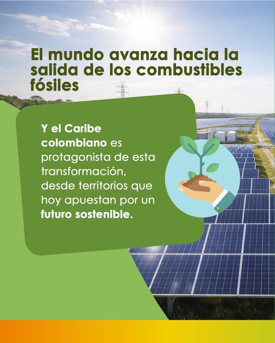 HubAmbiental's tweet photo. 🌎✨ El Caribe llega a un escenario global

El Hub Ambiental del Caribe estará presente en la Primera Conferencia Internacional de Transiciones para la Salida del Carbón, llevando la voz del territorio a una conversación clave sobre el futuro energético 💚⚡
1/2 https://t.co/4gBc8Daoj6