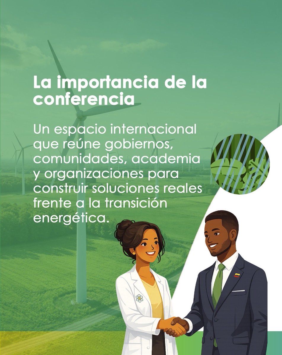 HubAmbiental's tweet photo. 🌎✨ El Caribe llega a un escenario global

El Hub Ambiental del Caribe estará presente en la Primera Conferencia Internacional de Transiciones para la Salida del Carbón, llevando la voz del territorio a una conversación clave sobre el futuro energético 💚⚡
1/2 https://t.co/4gBc8Daoj6