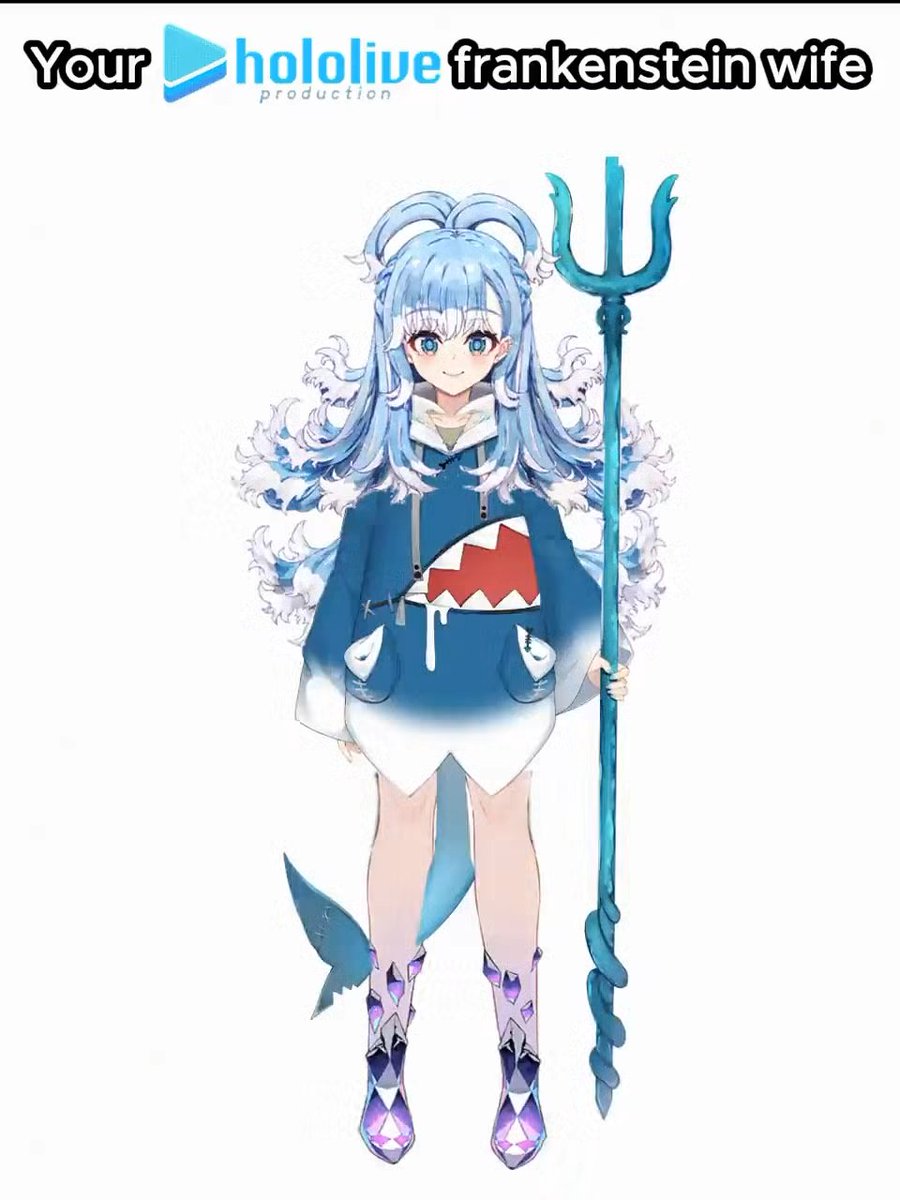 Kobo head + Gura body + Biboo legs = wtf it's three of my oshis