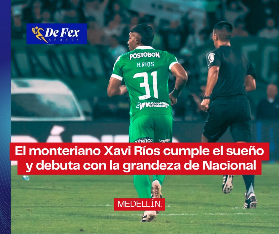 VictorDeFex's tweet photo. XAVI RÍOS CUMPLE EL SUEÑO Y DEBUTA CON LA GRANDEZA DE NACIONAL

La espera finalmente terminó para el cordobés Xavi Ríos.

https://t.co/viHSKR4wwV https://t.co/zt4duGTE5K