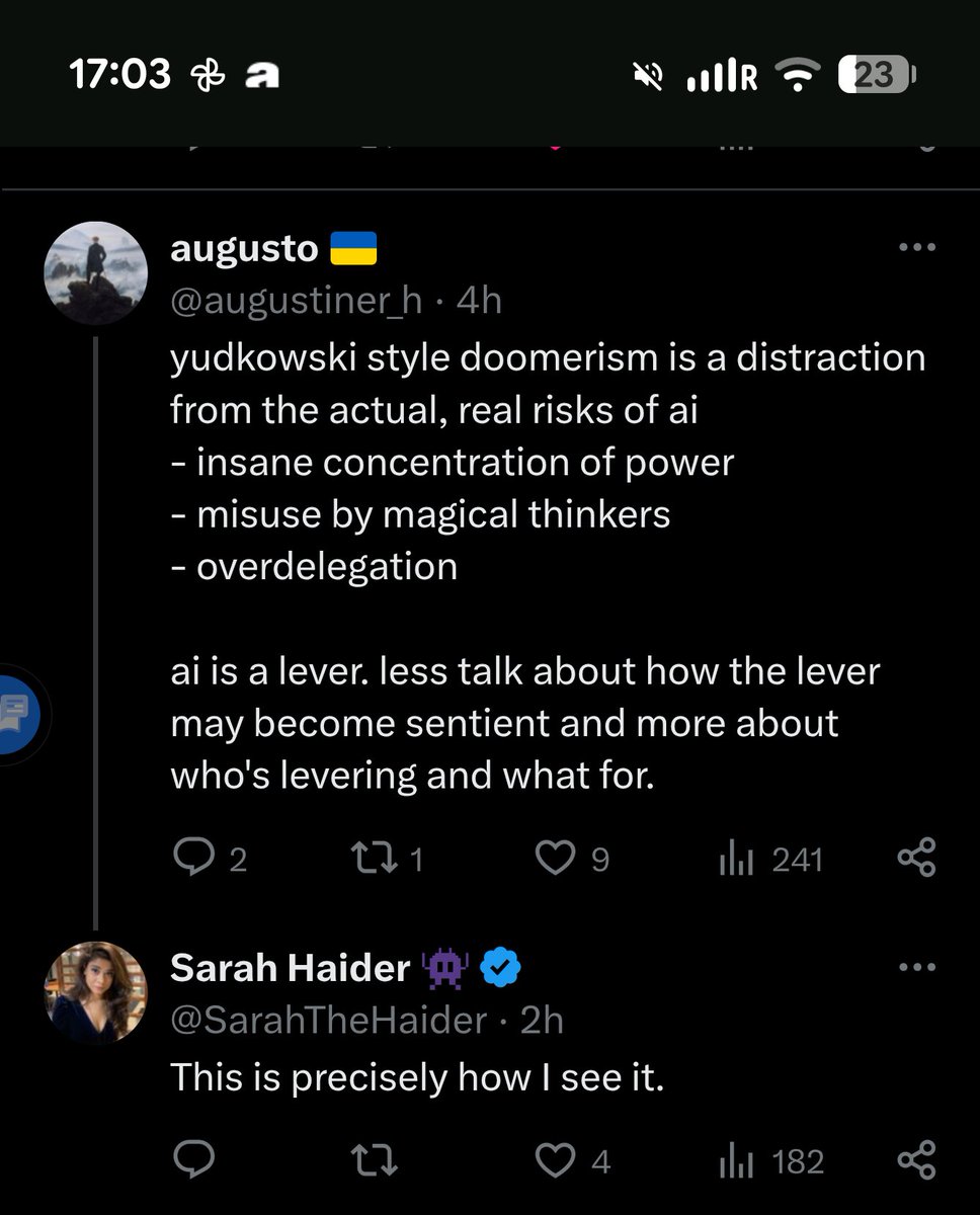Asking why tweet media