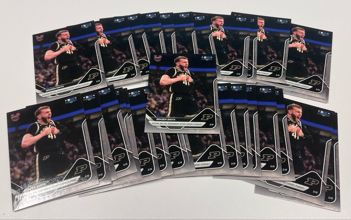 Braden Smith’s legendary 4️⃣1️⃣ game - 14 points, 11 assist, 0 turnovers and BTT MVP to go with his 4th B10 championship. 

Giving one away to 4️⃣1️⃣ of my loyal followers. 

‘Like’ and ‘Repost’ to be entered. This card is sick. 

4️⃣1️⃣🐐
