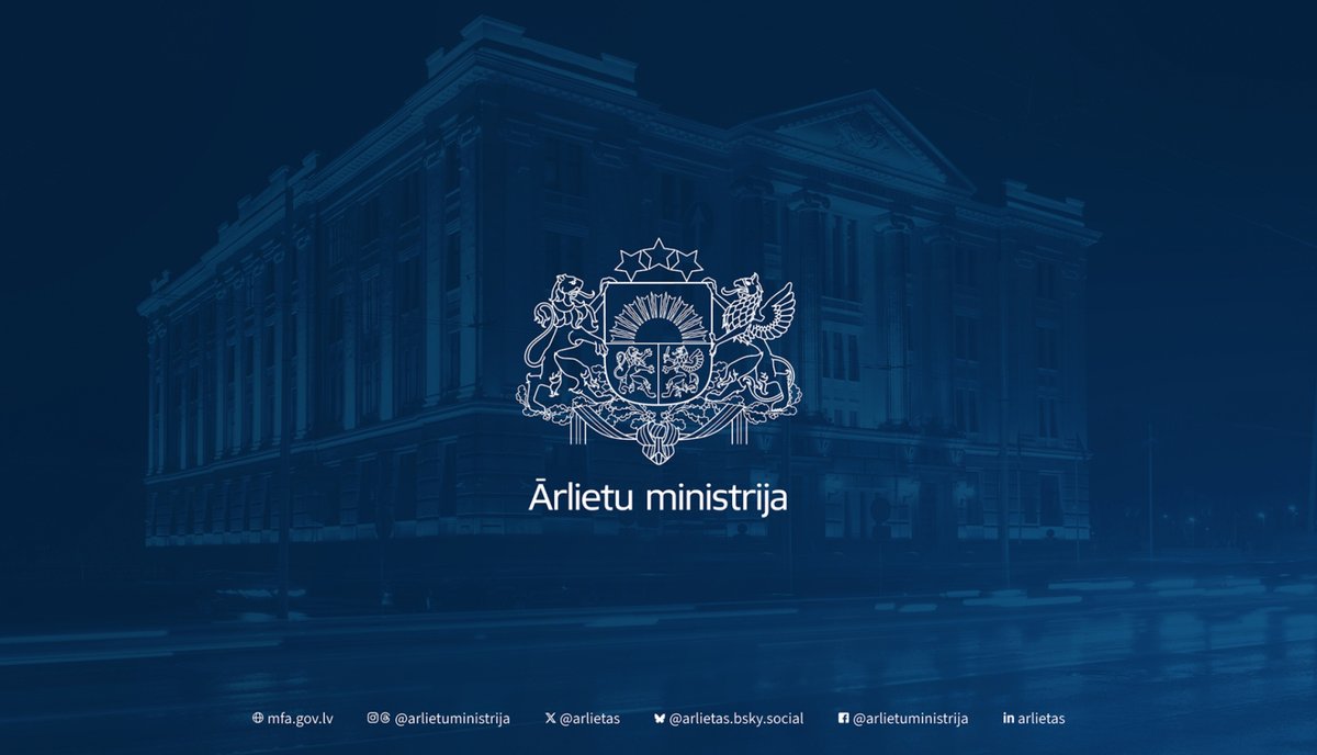 Ārlietu ministrija 🇱🇻 | #atbalstuUkrainu 🇺🇦 tweet media
