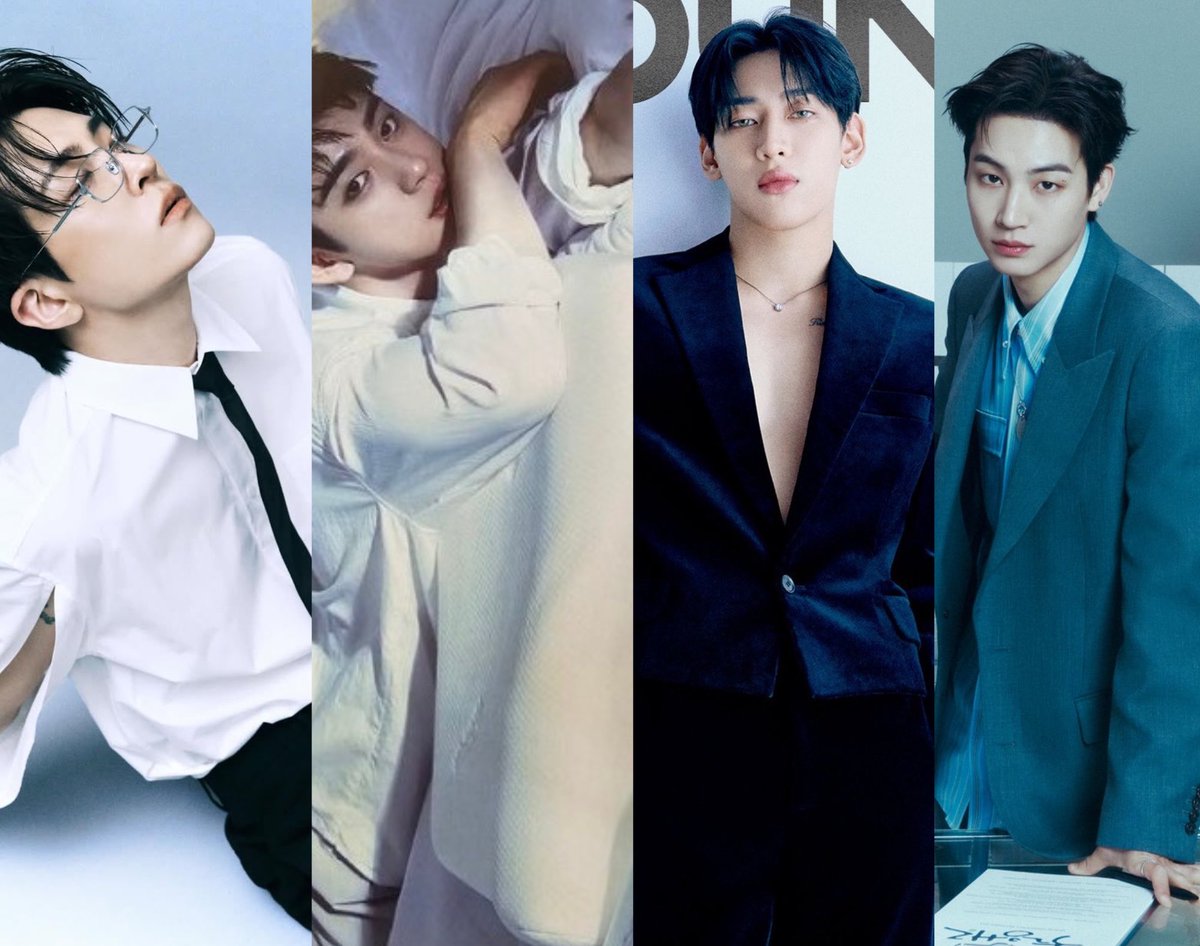Pop7base's tweet photo. GOT7’s Choi Youngjae, Park Jinyoung, BamBam, and JAY B updates today, all looking  fabulous. https://t.co/pemTCJREH9