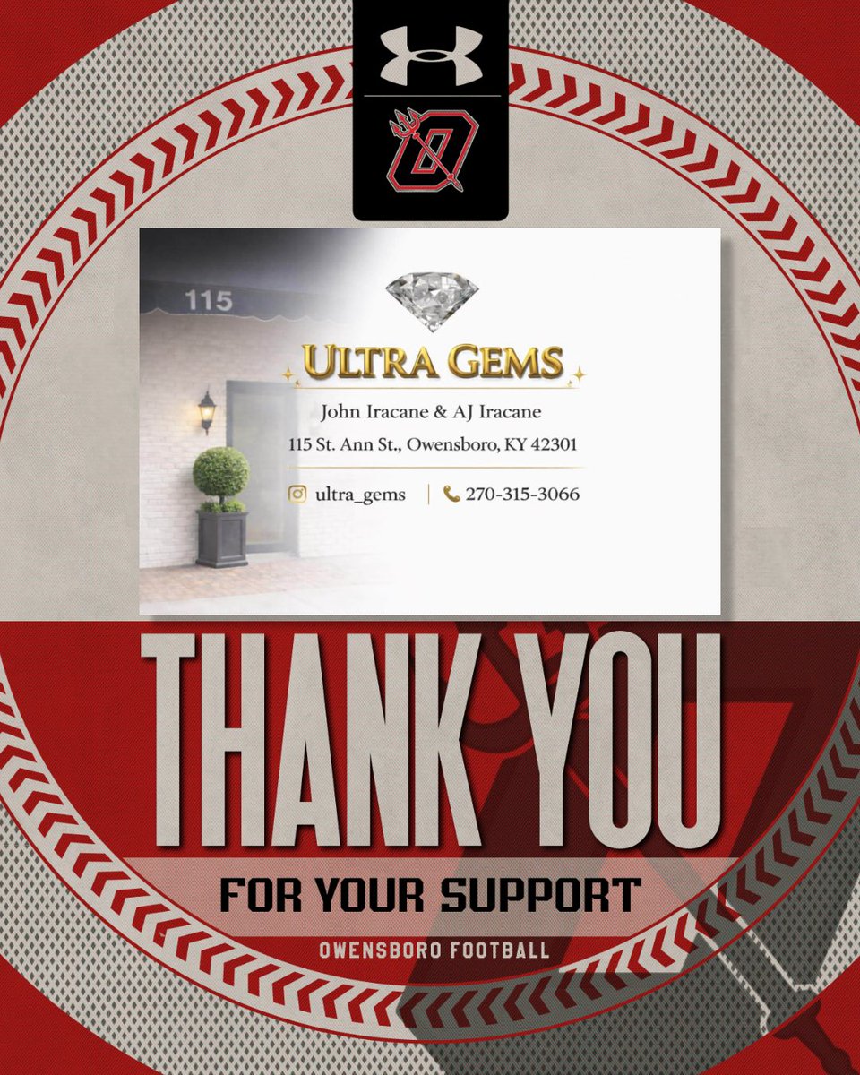 SrHighFootball's tweet photo. What a bright spot to our day!!!!! The excitement we have for this sponsor is through the roof!!! ULTRA GEMS IS KEEPING OUR FUTURE AS BRIGHT AS THEIR DIAMONDS!!! If you’re wedding shopping, anniversary shopping, shopping for someone special or just shopping on a Tuesday! Ultra Gems is the place to go for ALL your jewelry needs and wants!! They will take ULTRA care of you and make sure your day stays as bright as their gems! #𝘾𝙝𝙖𝙢𝙥𝙞𝙤𝙣𝙨𝘽𝙪𝙞𝙡𝙩𝙃𝙚𝙧𝙚 | 1️⃣8️⃣💍💍‼️