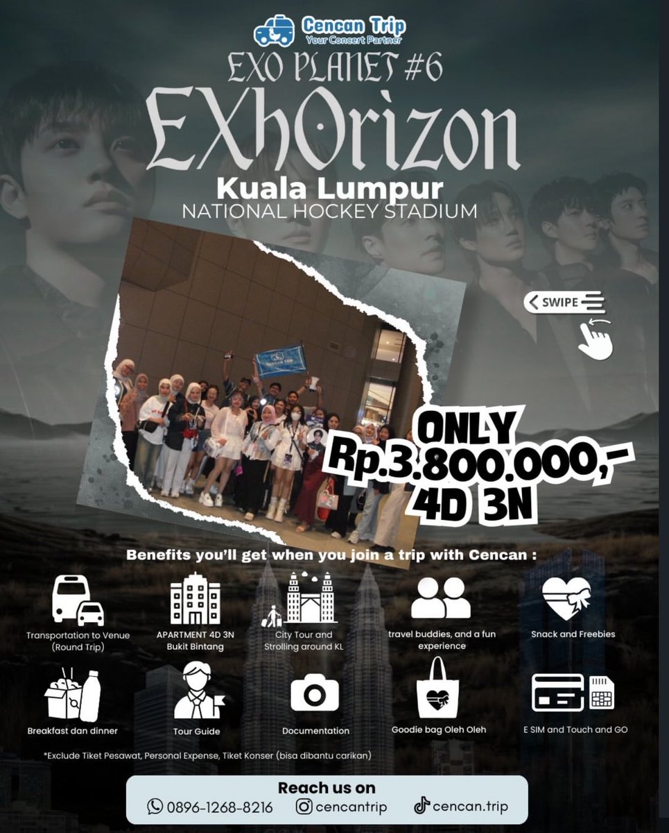 OPEN TRIP & RENT HP EXO BTS tweet media