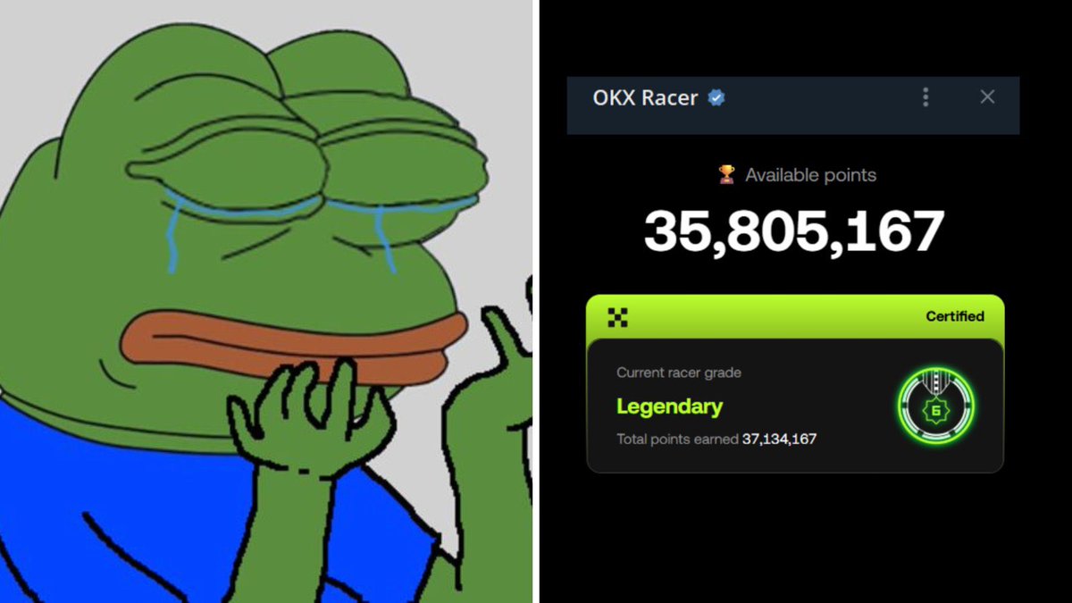 q131387's tweet photo. OKX Racer是准备空投了吗？兄弟们，你们发财了🤭🤭🤭 https://t.co/yc4ibAuFC9
