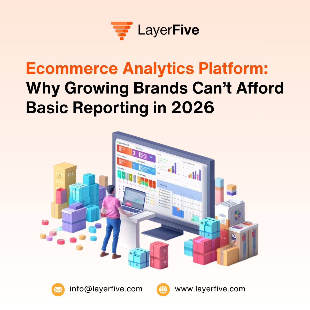 Ecommerce Analytics Platform: Why Growing Brands Can’t Afford Basic Reporting in 2026
Book a 30-min sync: cal.com/layerfive/sync…

#EcommerceAnalytics #MarketingAttribution #EcommerceGrowth #FirstPartyData #MarketingIntelligence #DTC

layerfive.com/blog/ecommerce…