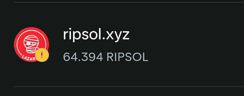 missota's tweet photo. 🚨SCAM ALERT🚨
Do not interact with this $RIPSOL token.
#ripsol.xyz
#ripsol https://t.co/UfoqmWcpHt