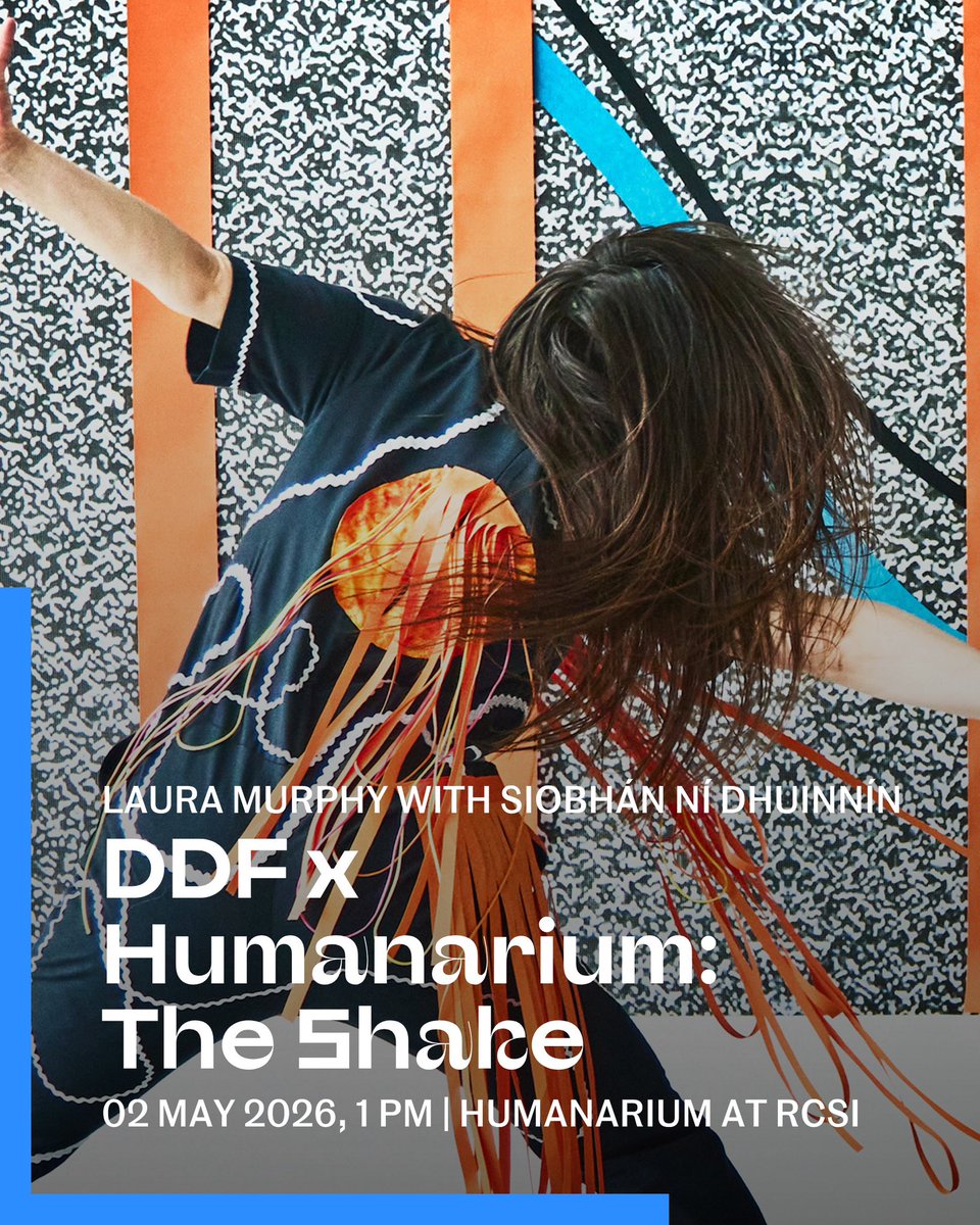 DublinDanceFest's tweet image. DDF X HUMANARIUM 
A gentle series for the heart 🤍 

A joyful, welcoming movement session that frees the body and lifts the spirit.

📅 Sat 2 May | 1 PM 
 🔗 Book Now: dublindancefestival.ie/events/program…

#DDF2026 #dublinevent #workshop