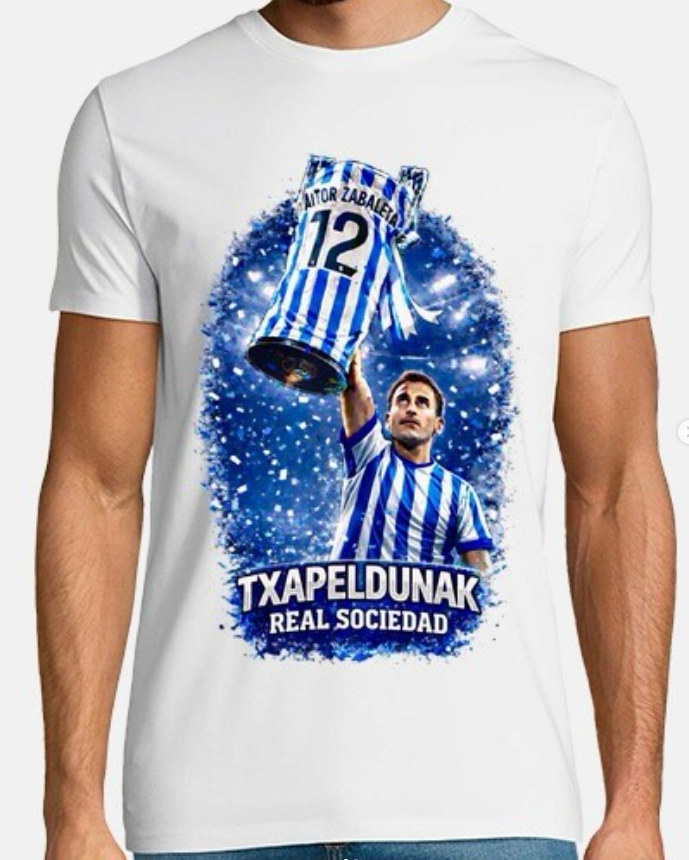 PolikiShop's tweet photo. Nos vieron en #Sevilla llevando nuestras camisetas en la #FinalCopaDelRey … y ahora no paráis de pedirlas. 💙🤍
Si tú también quieres el diseño que dio que hablar entre la afición de la #RealSociedad, ya puedes conseguirla.
🔥 Hazte con la tuya. https://t.co/4Q80YtJa4b