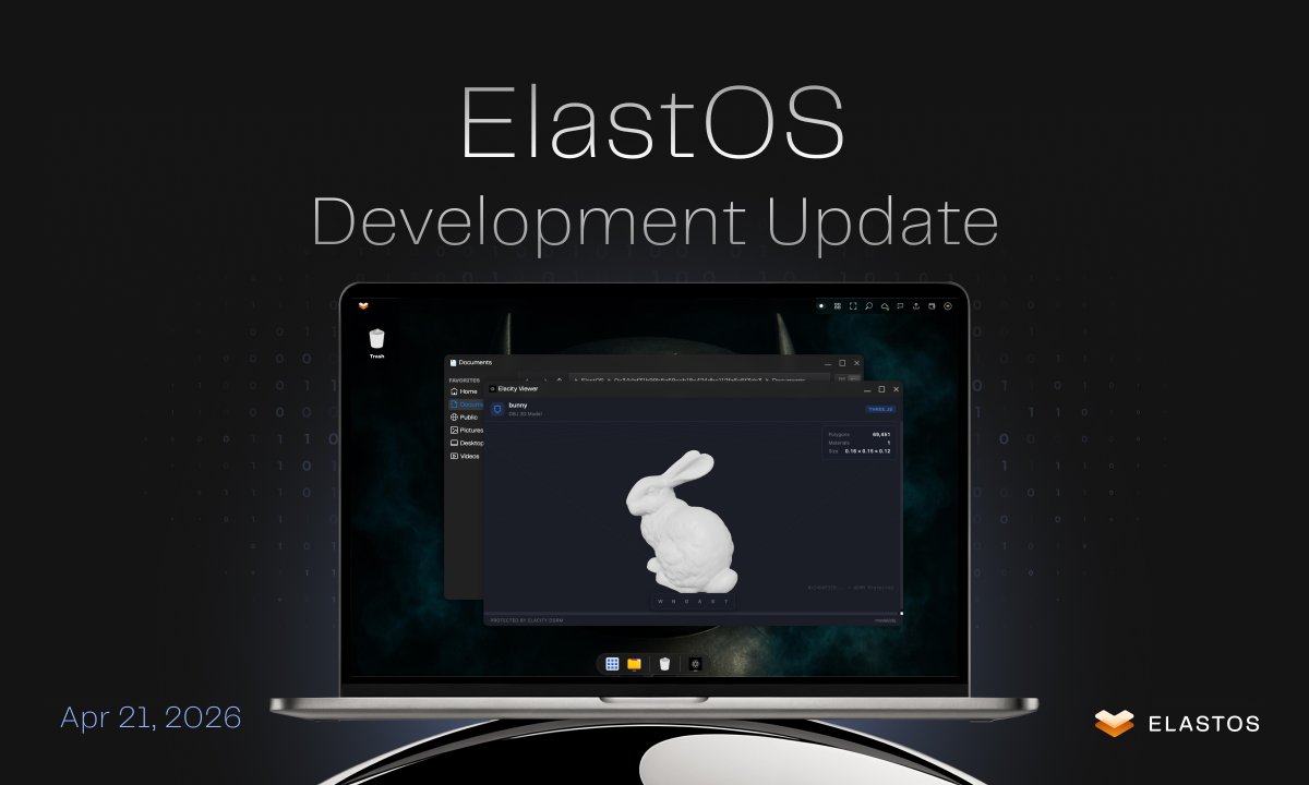 Last week was about making ElastOS safer, smoother, and easier to use.

Runtime v0.1.2 is now out, dDRM now supports protected ebooks and comics, PC2 recovery and Docker safety got better, and reading inside dDRM now feels much more natural.

More: elastos.click/April-21-Update