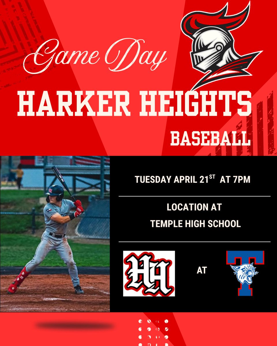 Harker Heights Knights Baseball tweet media
