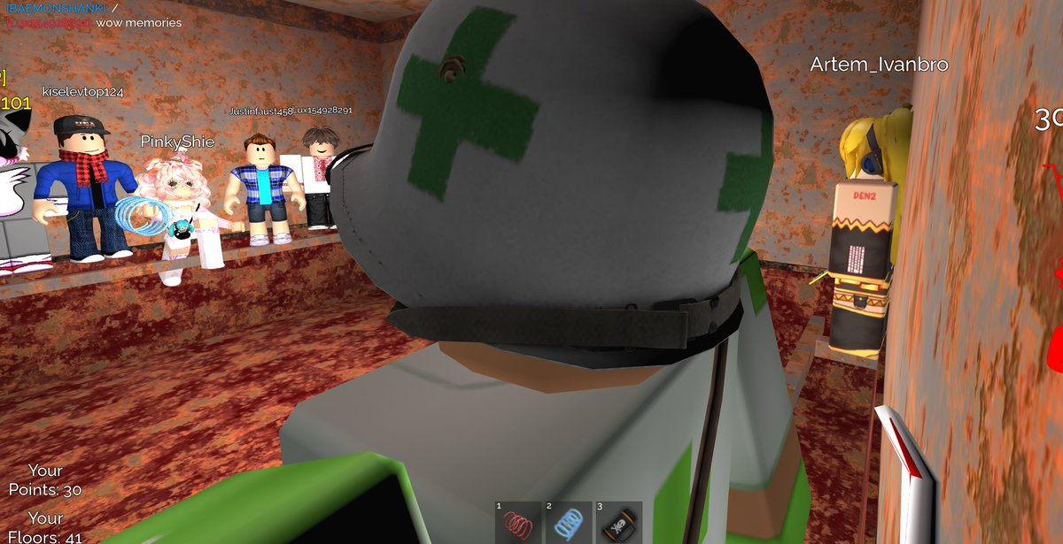 BAEMONSHANK's tweet photo. my favorite part of playing old horror elevator games is when everyone collectively clings to the railing like our lives depend on it https://t.co/IdvBWNou11