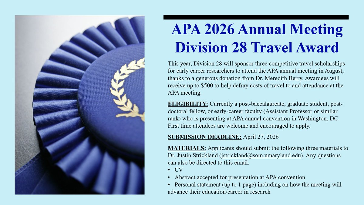 APA Division 28 tweet media