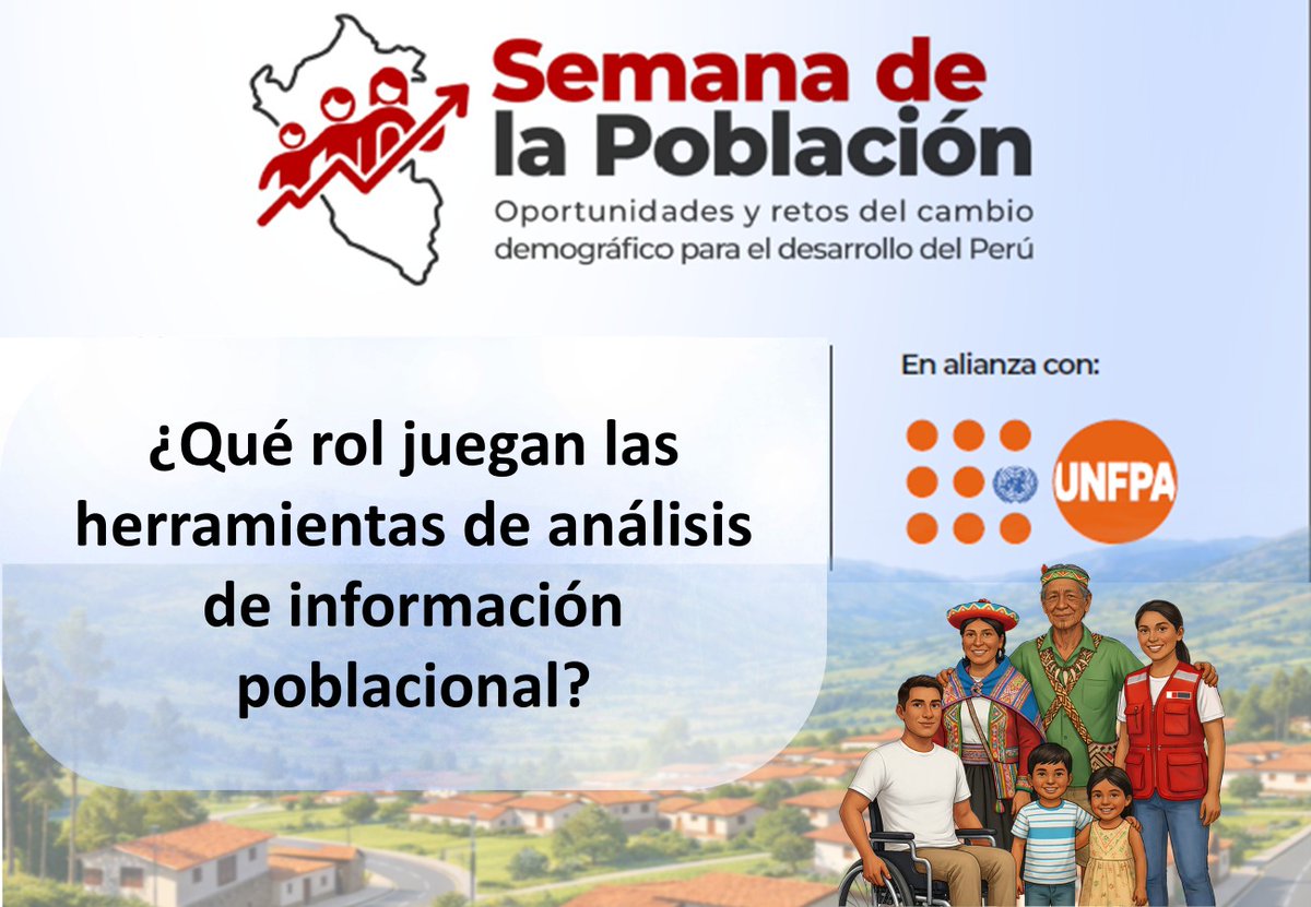 0Mimp16650's tweet photo. Amigxs, iniciamos nuestro 2do dia de la semana de la población:
Herramientas de Análisis de información poblacional.
@MimpPeru con @UNFPA

Regístrate aquí  https://t.co/F5RKCr9mY8
https://t.co/nGIE2X8ogm https://t.co/9aVvoMzhjR